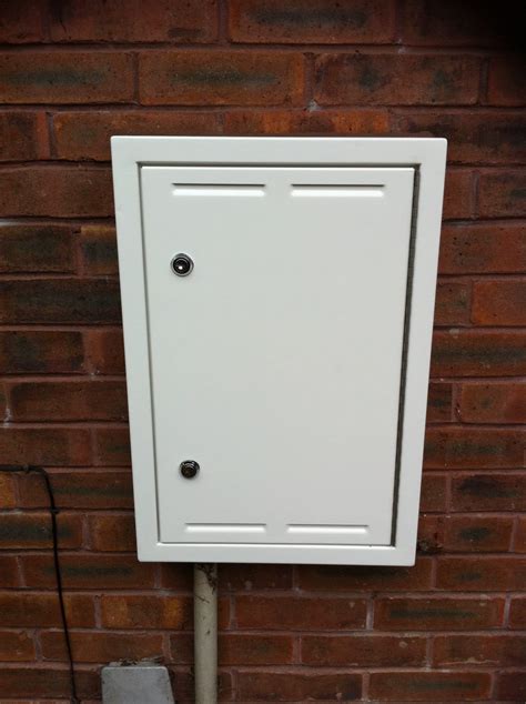 how to fit an electric meter box|replace electric meter box door.